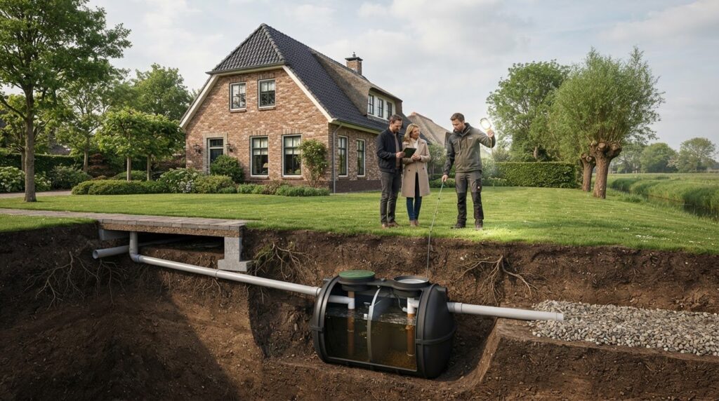 Controle op de aanwezigheid van een septic tank: wat kopers moeten weten