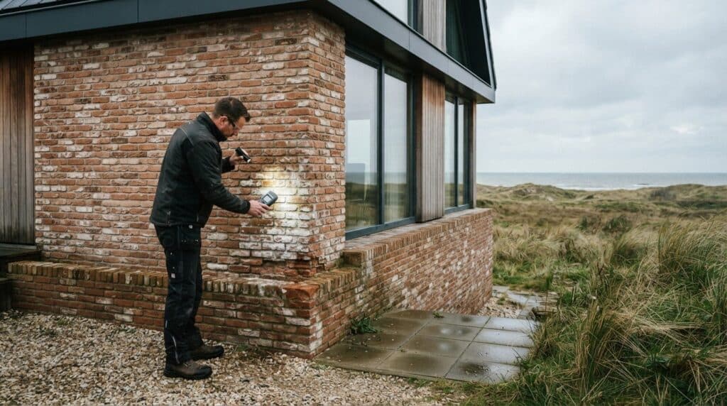 Inspectie op zoutschade in de kuststreek: zo herken je bouwkundige risico’s