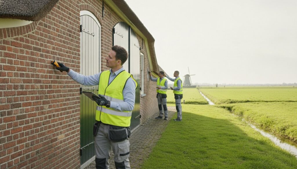 Technische gids voor de inspectie van een boerderij met agrarische bestemming